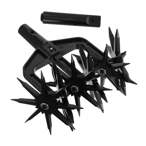 Yardenfun Tiller for Gardening Garden Soil Cultivator Lightweight Easy to Use for Loosening and Mixing Soil