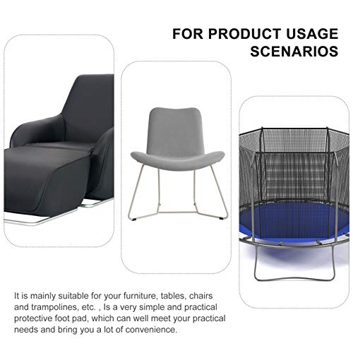 IMIKEYA 50 peças de cama elástica antiderrapante protetores de pés de móveis, almofada de redução de