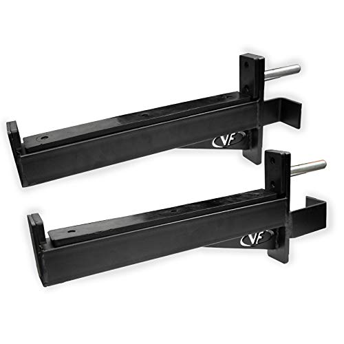 Valor Fitness Safety Bar Catch Extension Accessory Pair for BD-21 Yoke Lifing Station Rack (fits 2” X 3” Frame) - MB-Y