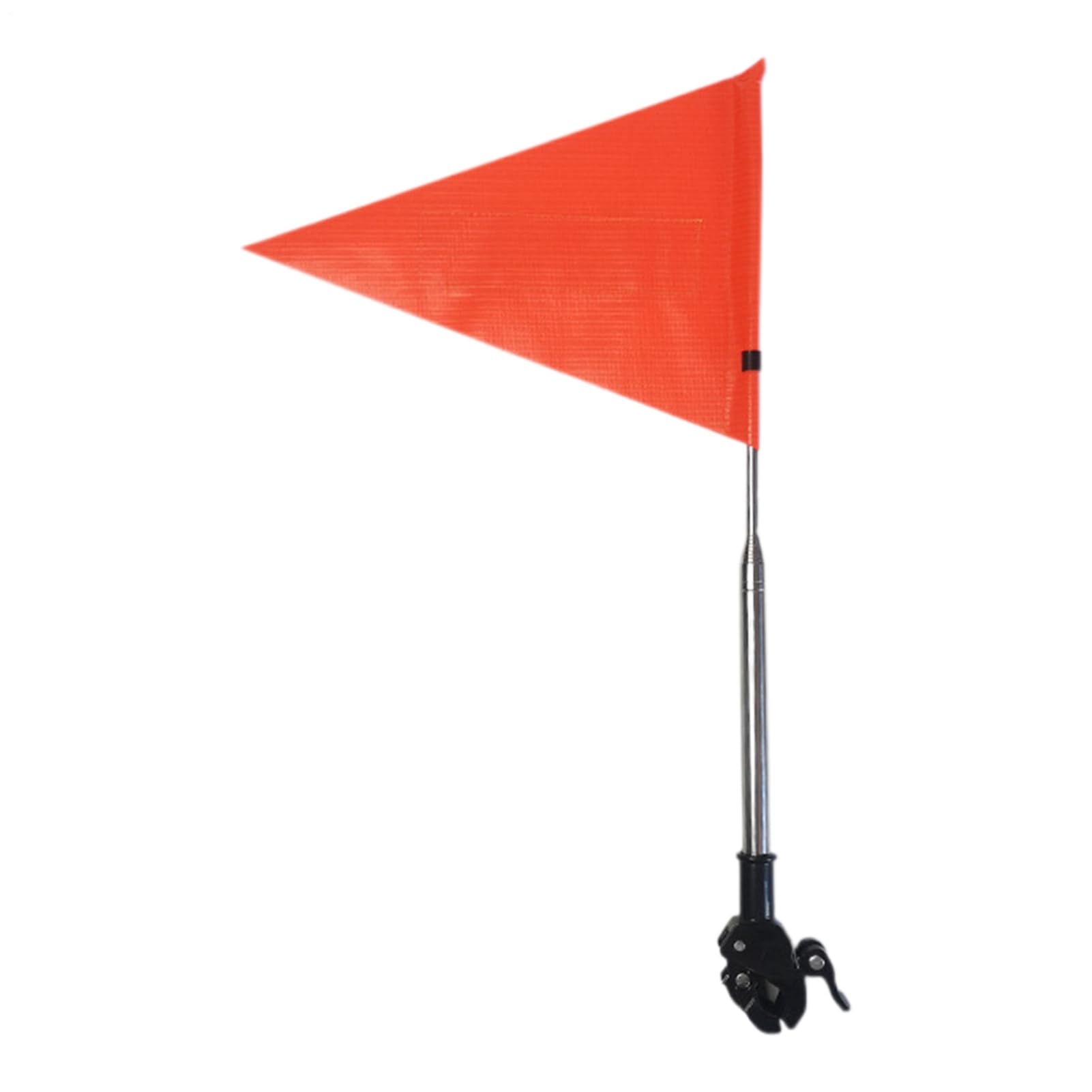 Bike Flag with Pole for Safety - High Visibility Reflective Waterproof Retractable Pennant | Golf Cart Accessories for Kids Scooter Wheelchair Outdoor