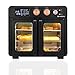 Faber Air Fryer Oven 25L, Digital Control, Bake Tray, SS Wire Tray&Basket, Crumb Tray, Rotisserie Kit|15 Preset Auto Program|Roast,Fry,Toast,Defrost|Convection Function|FAO 25L 15F BK|1700 W Black