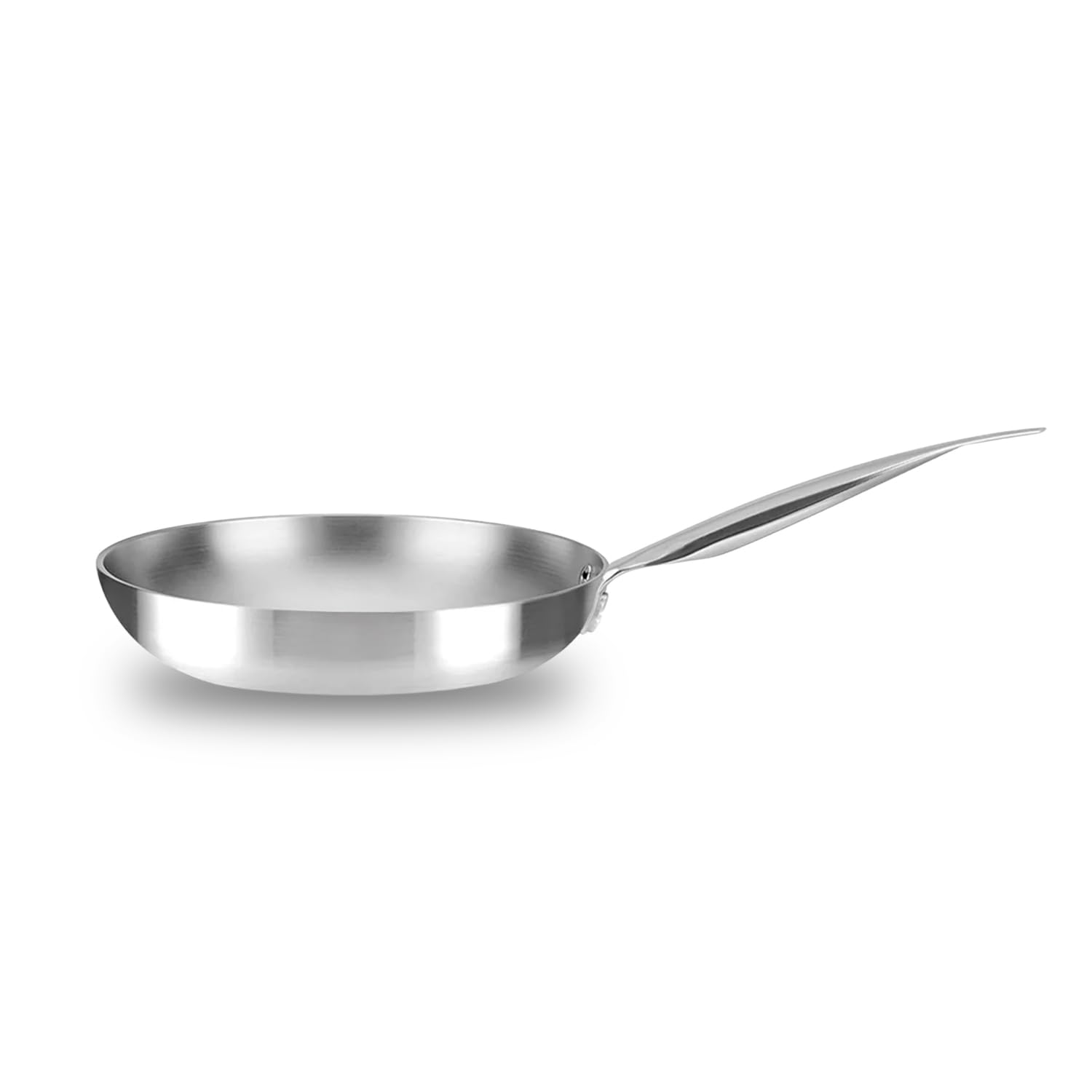 Wintem Wok Saltapasta 32cm in Alluminio Riciclato e Manico Ergonomico in Acciaio Inox - Doppio Fondo Brevettato 16,6cm e Adatto a Tutti i Tipi di Piani Cottura - Resistente fino a 300°C
