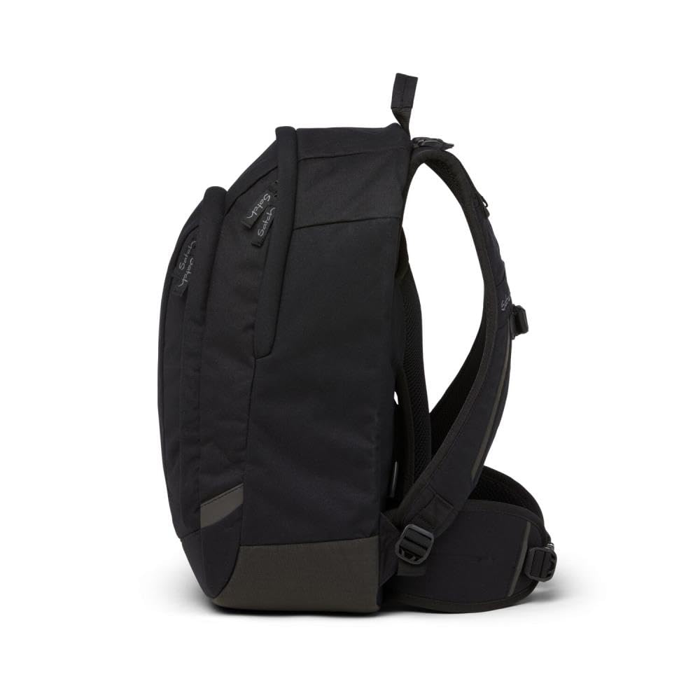 Satch Air Schulrucksack Set 3tlg. inkl. Schlamperbox und Sporttasche (Blackjack)