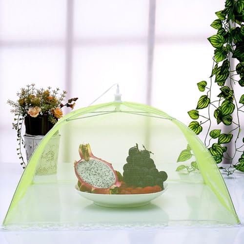 WeddHuis 4 pcs Toile Alimentaire Pliable Anti-Mouches Tente Parapluie Anti-Insectes et Anti-moustiques BBQ Picnic Food Cover – vue 6