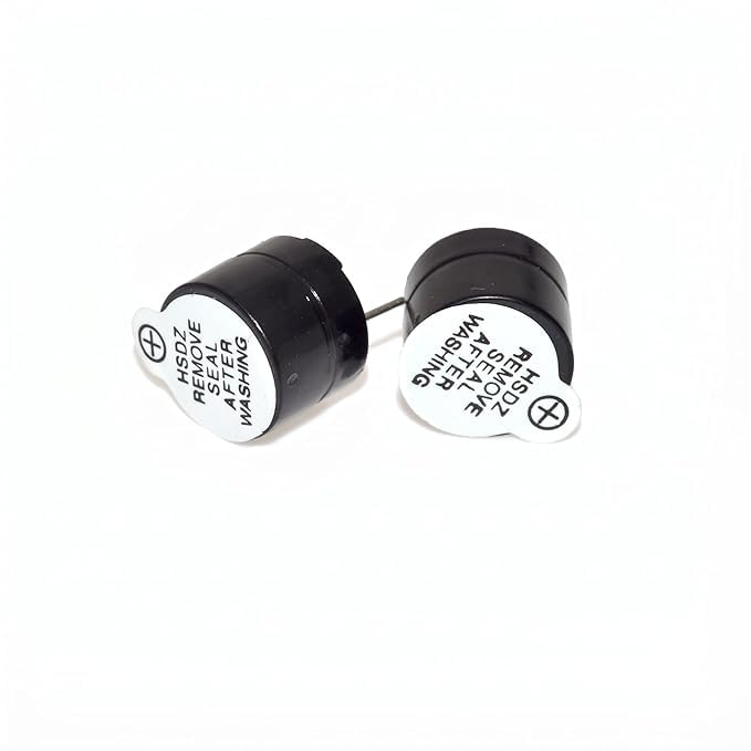 Pack of 2 Passive Buzzer 5V Mini Piezo Buzzer Module | Electronic Alarm Speaker for DIY Electronics, Robotics, STEM Projects, Learning Kits, Prototype Circuits & Automation-image-20
