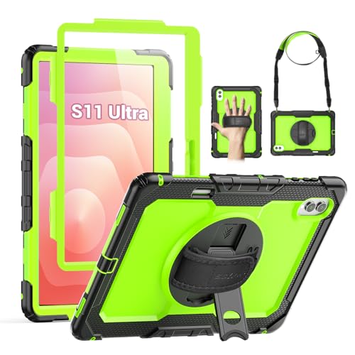 Image of SEYMAC Case for Samsung Galaxy Tab S11 Ultra 5G 14.6 Inch, Green