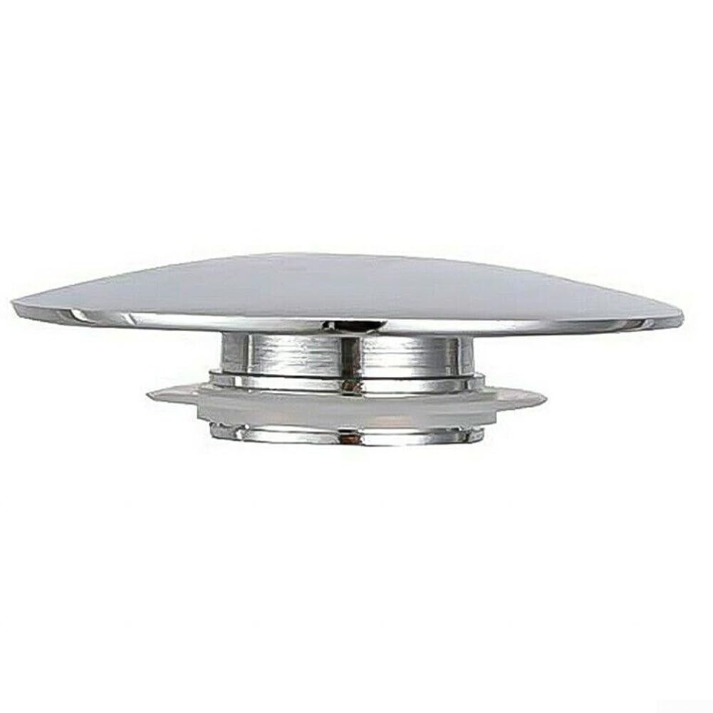 66mm Basin , Sink Drain Stopper Push Button Chrome Finish Basin Waste Sink Waste for Kitchen Bathroom