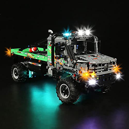 FYHCY Upgrade Fernbedienung Led Licht Set für Lego 42129 Technic 4x4 Mercedes-Benz Zetros Offroad-Truck, LED Beleuchtung… – Bild 3