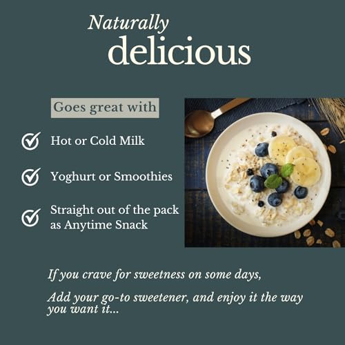 Image of Fulfilling Muesli Sugar free (700gx2) Pumpkin, Flax & Chia seeds, Dry fruit & Nuts Rolled Oats + Millet flakes No added Sugar snack | Gluten free Healthy Breakfast