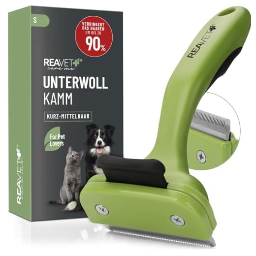 ReaVET Unterwollkamm für Kurzhaar