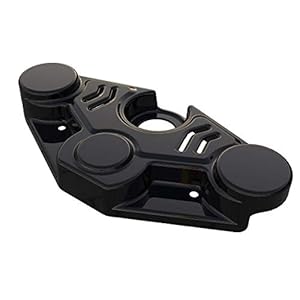 Saiga Parts Steering Cover for Yamaha R15 V3 (Gloss Black)