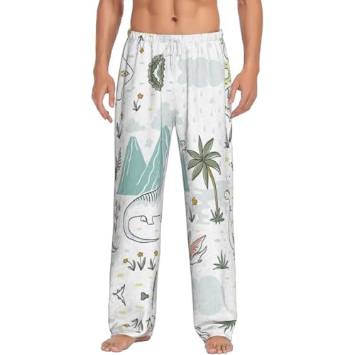 Pantalon de pyjama dinosaure homme du S au 5XL