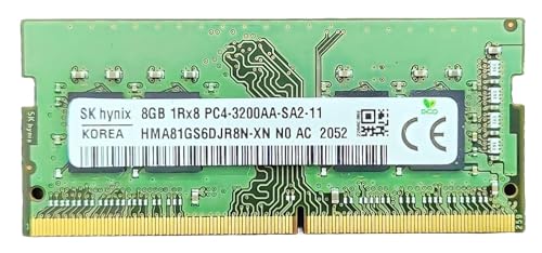 Image of 8GB PC4-3200Mhz SODIMM PC4-25600 Laptop RAM Memory HMA81GS6DJR8N-XN 1.2v 260Pins RAM Upgrade Compatible with SK Hynix Memory Module (3 Year Warranty)