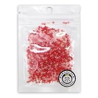 Amazon.co.jp: 2mm ガラスビーズ 【レッド系 カラーミックス
