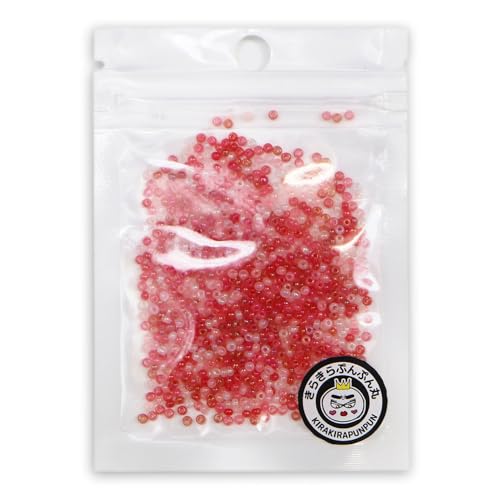 赤ビーズ Amazon | ドロップビーズ 3．4×4mm ライトシャム 明るい赤