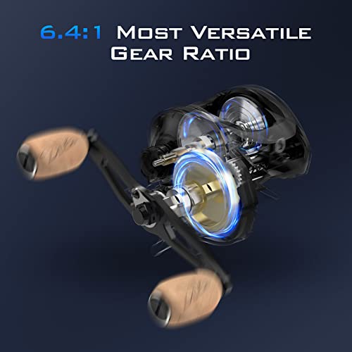 Kastking Megatron 200 Baitcasting Reel, 6.4:1 Gear Ratio, Right Handed #TOP7