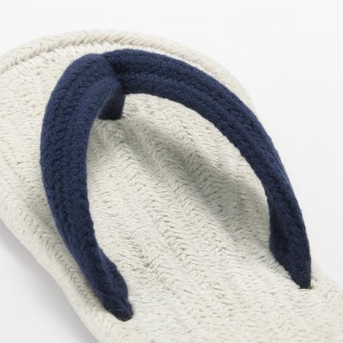 Image of Sohum V Strap Cotton Braided Slippers for Men & Women 1 Pair | Ultra-Soft, Lightweight & Breathable| Handmade Unisex Flip Flops