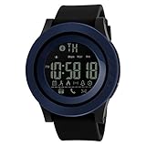 SKMEI 1255 Men Women Smart Watch Calorie Pedometer Multi-Functions Remote Camera Hours 50M Waterproof Digital Men's SmartWatch