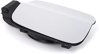 Cngoat41 1 Pc 8V5809906 Filler Door Lid Gas Tank Outer Cover ABS White+Black For Audi A3 Limousine 2013-2018