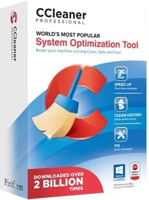 CCleaner Professional for Windows - Official partner of PIRIFORM (For download - no CD / DVD)