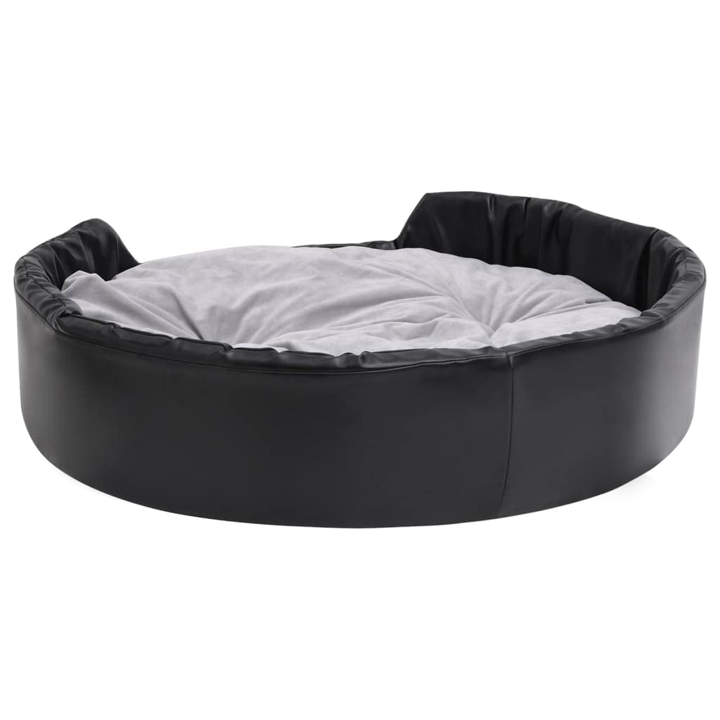 Cama para perros pequeños de felpa suave y piel sintética de fácil cuidado con base antideslizante y funda lavable con cremallera como sofá grueso acolchado para mascotas