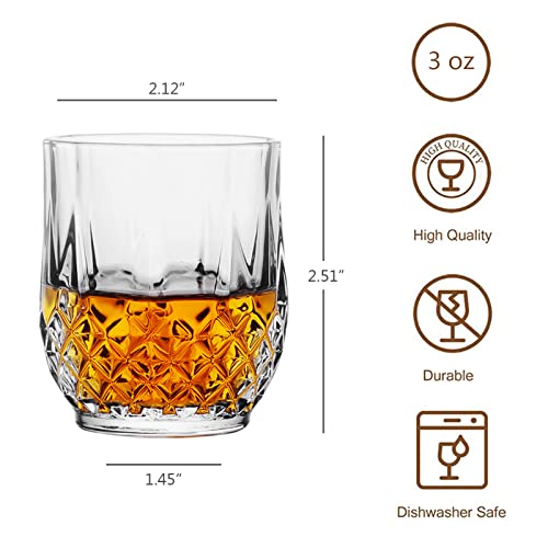 Sdatook Shot Glasses, 3Oz Mini Shot Glass Set Of 6/ Tequila Glass/Glasses Snifters/Cute Shot Glasses/Clear Shot Glasses/Sherry Glasses/Tasting Glasses thumb #1