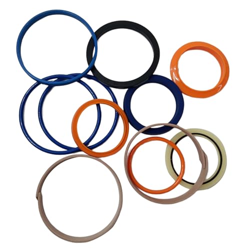 Image of FridayParts Universal Hydraulic Cylinder Seal Kit 60 * 100MM Ram 991 /20023 99120023 Compatible for JCB Backhoe Loader 4CX 3CX 3X 1400B 1550B 1600B 1700B Replacement