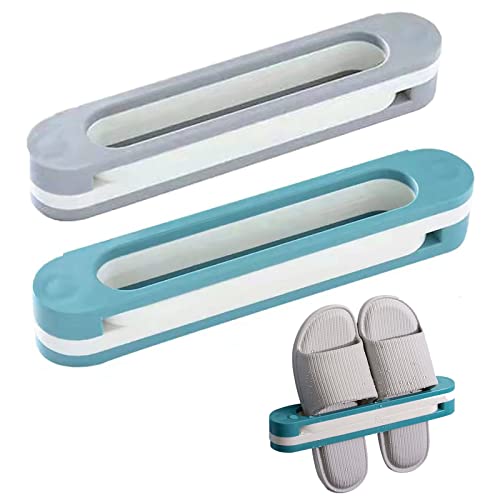 CandyAlley Schuhhalter Faltbar Wand Montiert 2 Stücke, Faltbares Schuhregal, Schuhen Aufbewahrungsregal für Schuhen Wandregal, Wasserdicht, Ohne Bohren, für Bad/Schlafzimmer/Wohnzimmer Cover