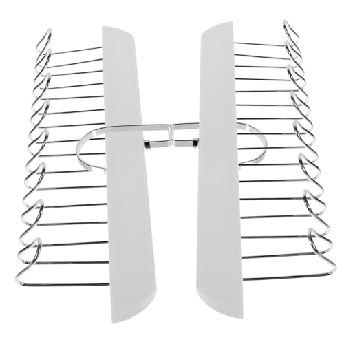 Levemolo 2pcs Stainless Steel Clothing Hangers White Underpants Storage Shelf Closet Organizers Pp Underwear Hanging Rack