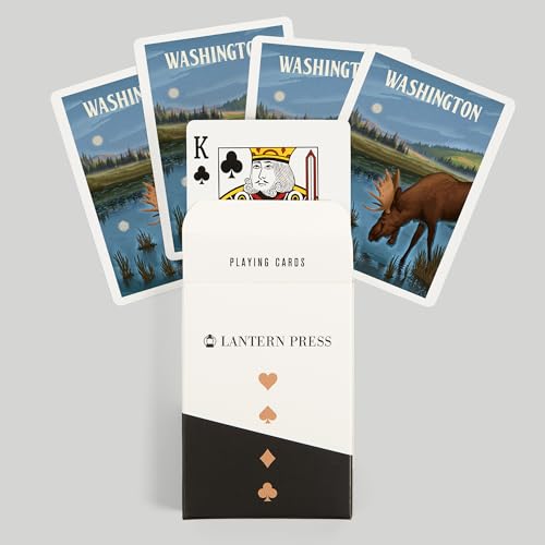 Lantern Press Baraja de Cartas Poker 52 Piezas miniatura 6