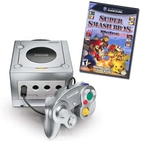 GameCube Platinum (Includes Super Smash Brothers Melee) c (Renewed)