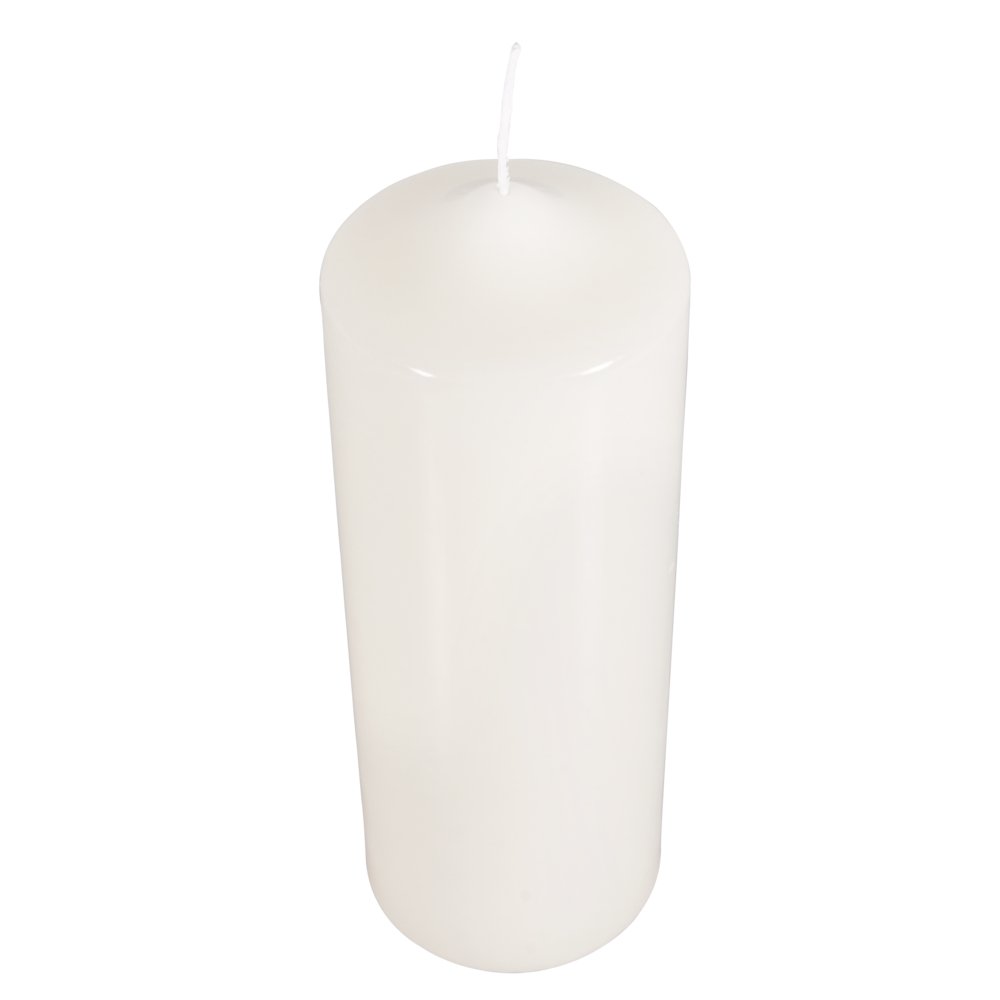 Rayher Vela Pilar 3140596 Color Crema, 20 x 7 cm, Parafina RAL, para Decoración y Ceremonias