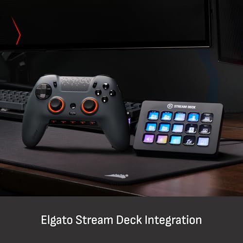 Image of SCUF ENVISION PRO WIRELESS V2 (2025) PC Only Gaming Controller - Light Gray | Anti-Drift Thumbsticks, Five Remappable G-Keys, Remappable Back Paddles, Instant Triggers