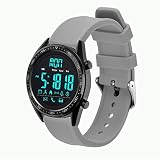 BISONSTRAP Sportowy silikonowy pasek do zegarka 18 mm 20 mm 22 mm 24 mm, szybko zdejmowana gumowa bransoletka zastępcza dla mężczyzn i kobiet, 18mm
