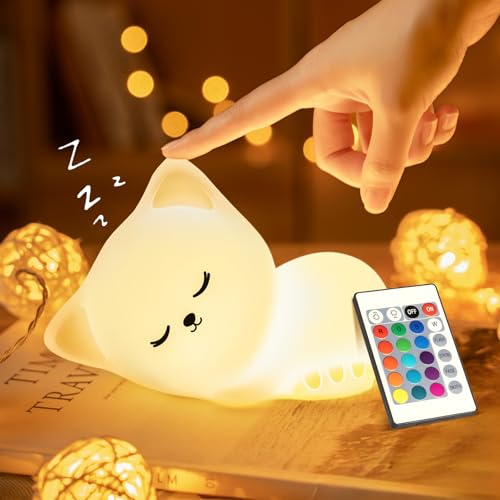 One Fire Nachtlicht Kinder, 16 Farben + Fernsteuerung