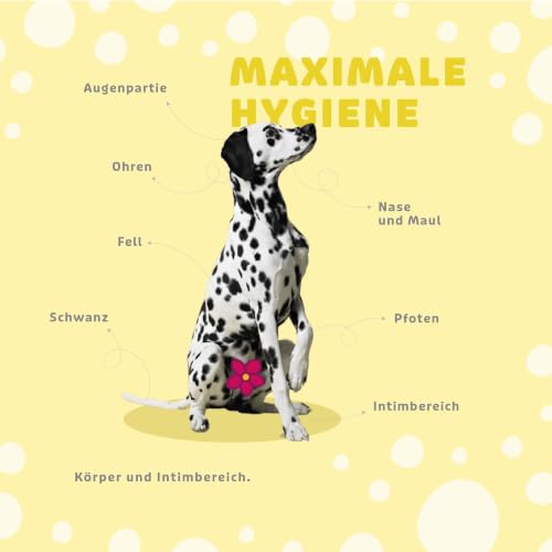 Animal House Reinigungstücher mit Kamille, 100 Stück, für Hunde und Katzen – Parfümierte Feuchttücher, erfrischend, hypoallergen… – Ansicht 3