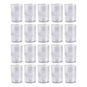 EXCEART 40Pcs Party Cup Clear Plastic Cup Crystal Pet Dessert Cup Plastic Cake Dessert Cups Voor Kid Bday Party Met Mooie Afdichting