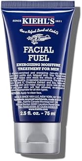 Kiehl's Facial Fuel Moisturizer, Men's Face Cream, with Vitamin C and Caffeine that Contain Antioxidants to Help Energize and Reduce Dullness, Non-Greasy, Paraben-free, Sulfate-free