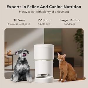 PETLIBRO Automatic Dog Feeder, 5G Wi-Fi 8L Large Dog Food Dispenser with Vacuum-Sealed Cat Feeder for Airtight Storage, Auto Pet Feeder with 187mm Large Food Tray for Medium Large Breed Dog Cat 34Cups PETLIBRO Automatic Dog Feeder 5G Wi Fi 8L Large Dog Food Dispenser with Vacuum Sealed Cat Feeder for Airtight Storage Auto Pet Feeder with 187mm Large Food Tray for Medium Large Breed Dog Cat 34Cups