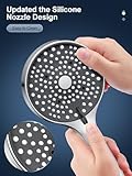 YEAUPE Shower Head and Hose 1.6M - 110mm Large Powerful Flow Shower Hose and Head High Pressure 6 Modes Pressure Boosting Handheld Showerhead for Low Water Pressure Electric Shower Head,Chrome - Image 5