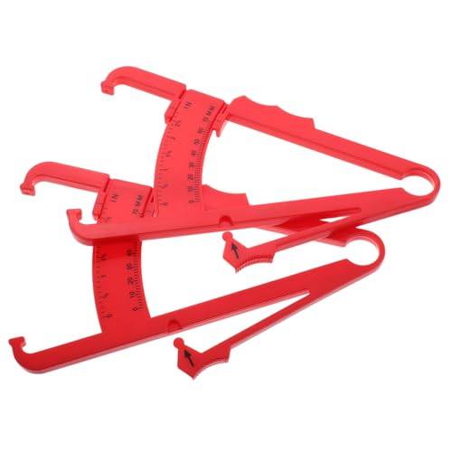 DEARMAMY 2pcs Skinfold Calipers for Accurate Measurement Portable Plastic Device for Men and Women Precision Tools for Body Composition Tracking and Weight Management