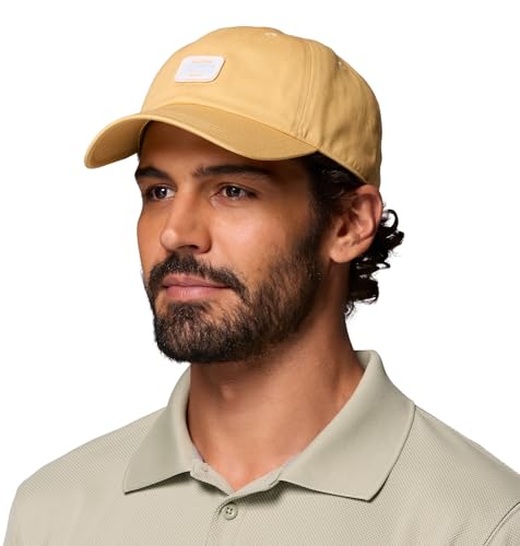 Image of Columbia Unisex Provisions Ball Cap, Lemon Wash /Mountain Landscape