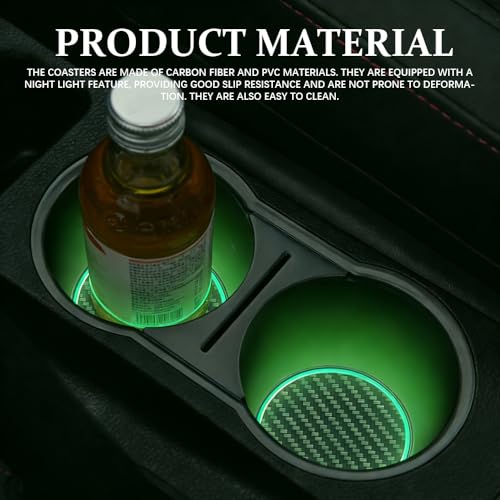 Portavasos para carro juego 2 piezas ABS negro 7.2 cm miniatura 4
