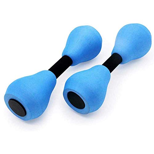 yidexin 1Pair Aquatic Exercise Dumbells Water Aerobic Exercise Foam Dumbbells Pool Resistance for Adults, Kids,Water Fitness Equipment for Weight Loss