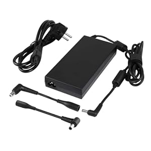 19.5V 9.23A 180W Laptop Netzteil für MSI Gaming Laptop GS43VR, GS63, GS63VR, GS65-Stealth-THIN-050, GS73VR, WS63VR WS63 w/GTX 1060, 1070 Max-Q, Quadro P4000 P3000 ADP-180MB K, A17-180P4A AC Adapter