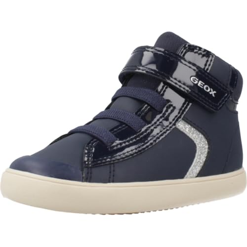 Geox Baby - Mädchen B Gisli Girl Sneaker, Blau, 22 EU