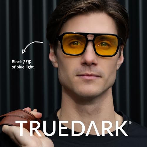 Image of TrueDark by Dave Asprey | Daylights Yellow Lenses Block 75% of Blue Light for Heavy Daytime Screen Use