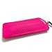 Heat Resistant Silicone Mat Pouch, Lessmon Hair Styling Tools for Curling Irons, Hair Straightener, Flat Irons, Length 11.5 & Width 6 Inches, Pink