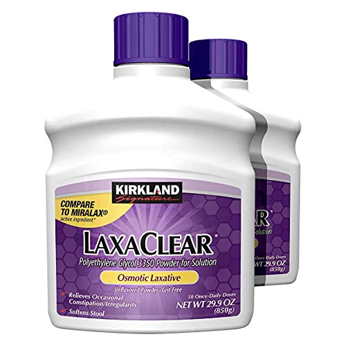 Kirkland Signature - LaxaClear, 100 Daily Doses, 59.8 Ounce (Compare to MiraLax)