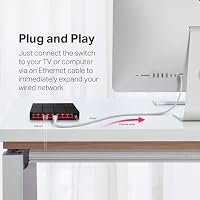 Mercusys MS108G 8-Ports Gigabit Netzwerk Switch, LAN Switch Ethernet Splitter, Plug-and-Play, Unmanaged, Lüfterlos (Packung mit 2) – Ansicht 6